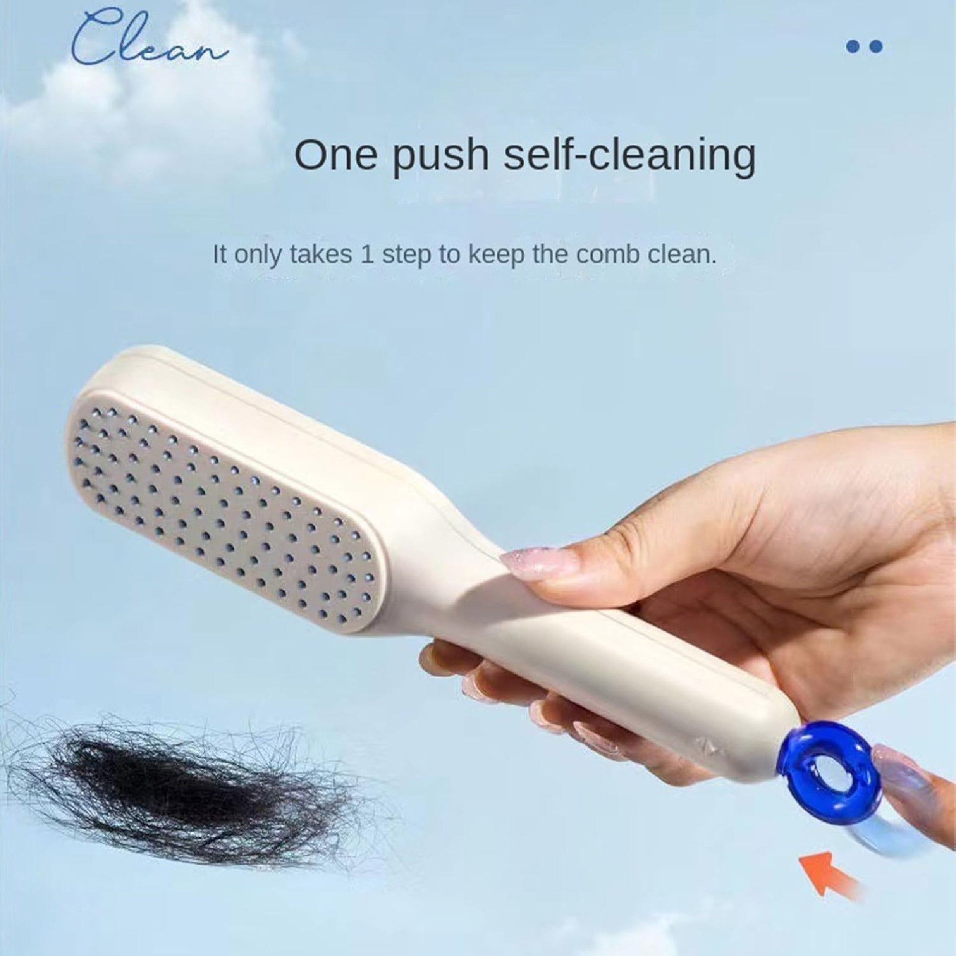 Veesper™ | Cepillo de pelo auto limpiante para mujeres + ENVIO GRATIS